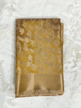 Vintage-Gold Banarasi Tissue Saree