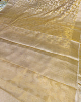 Vintage-Gold Banarasi Tissue Saree